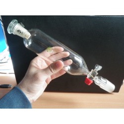 Nálevka přikapávací válcovitá 250ml se zábrusem